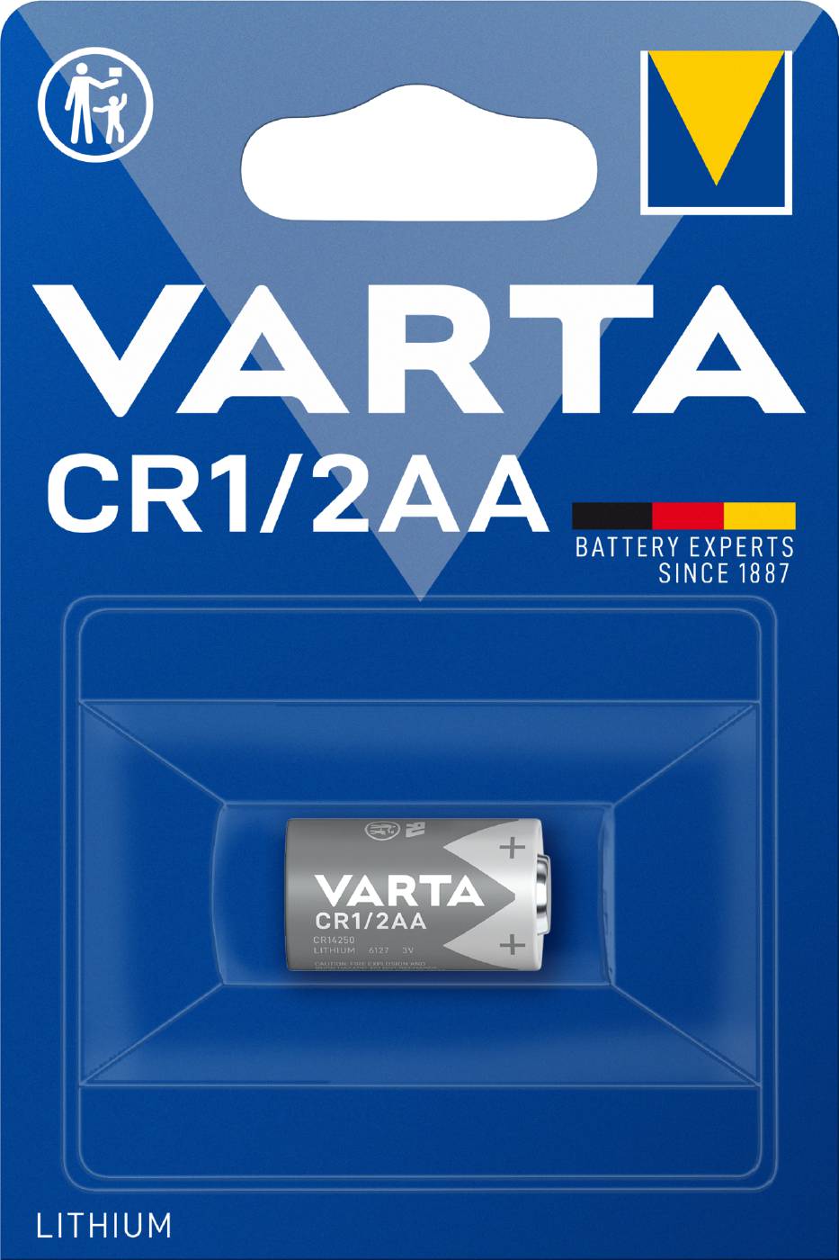 Knappceller litium Varta
