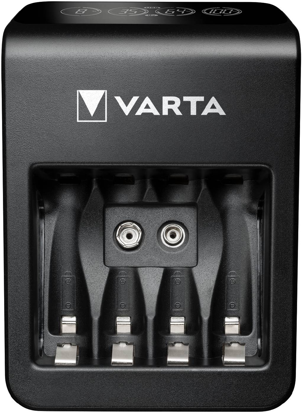 Batteriladdare för vägguttag med LCD-display Varta