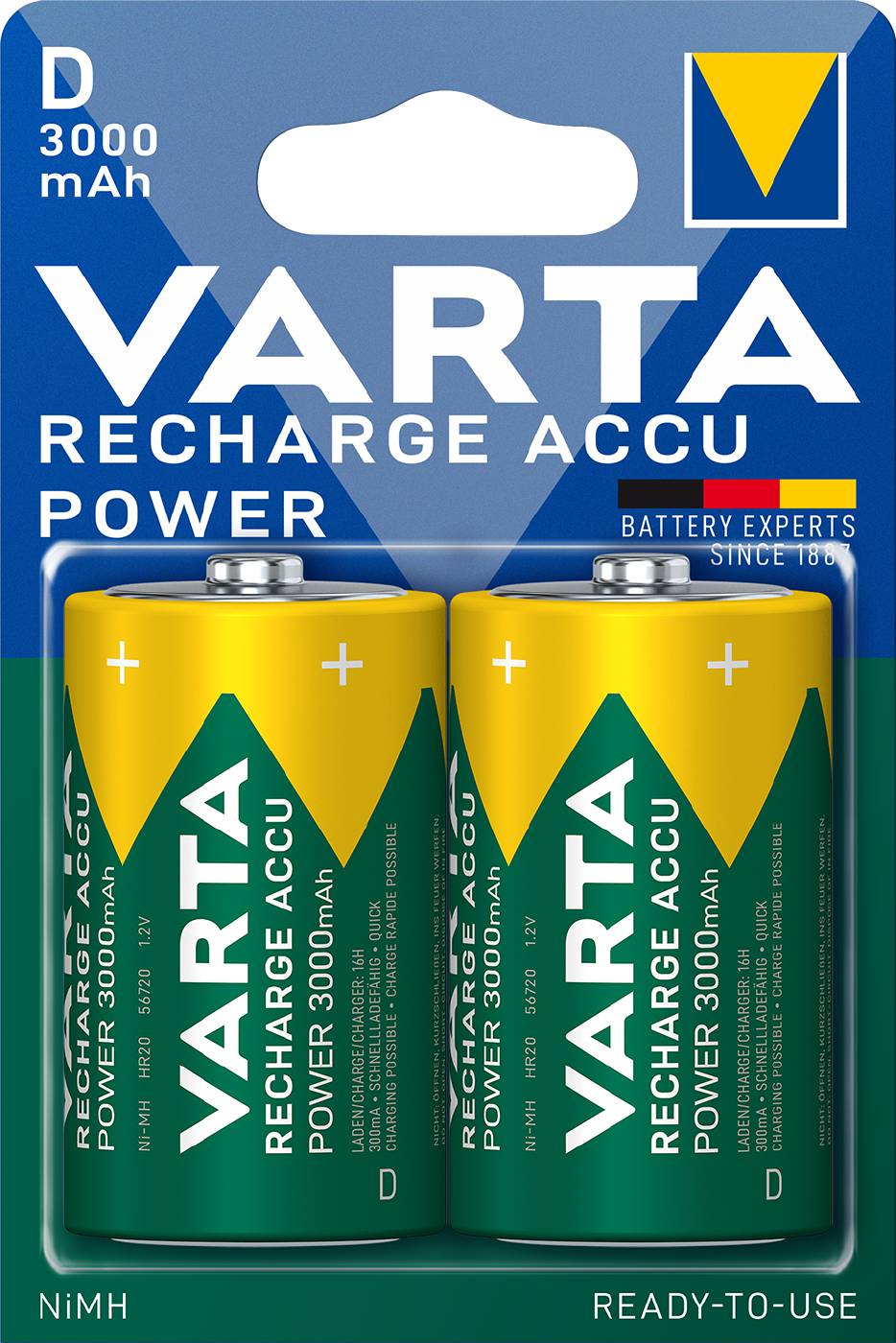 Uppladdningsbart batteri Power Range Accus
