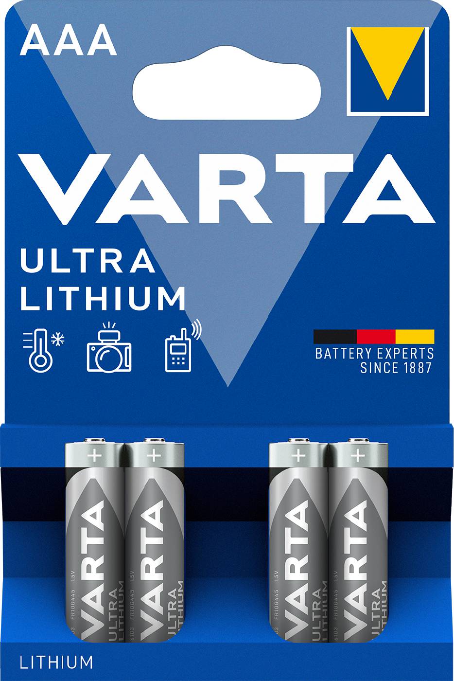 Fotobatterier litium