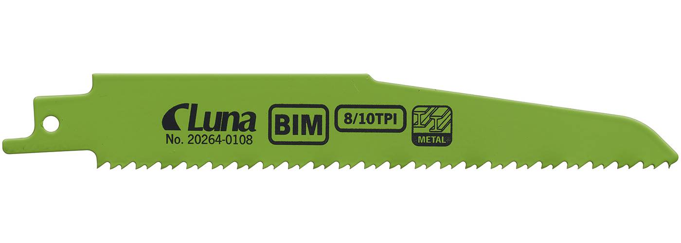 Puukkosahanterä bimetallia, metallille Demolition Luna