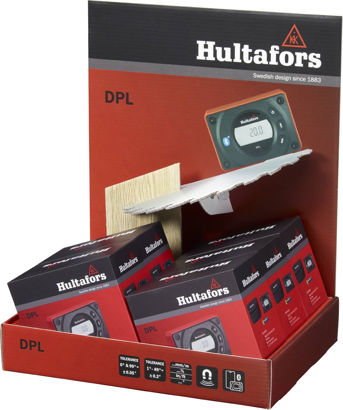 Digital mini spirit level DPL Hultafors