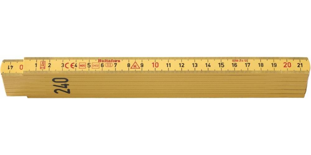 Folding rule (meter rule) of plastic Hultafors