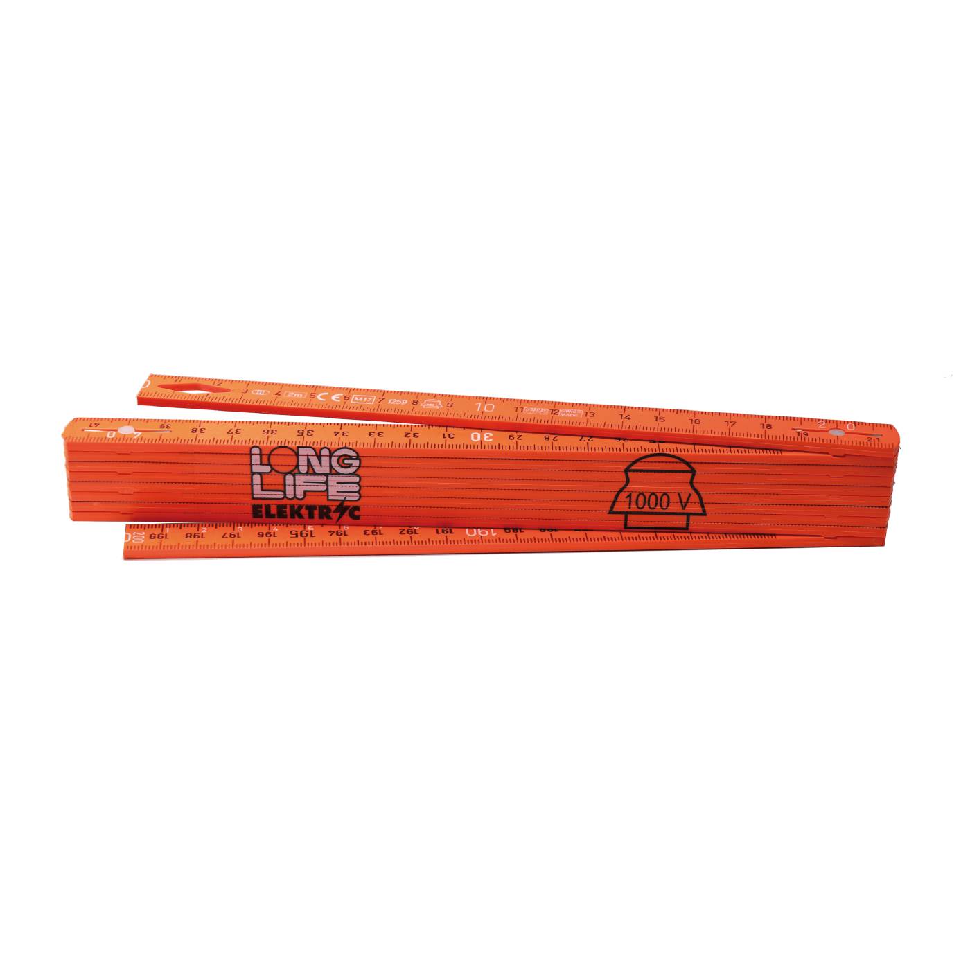 Metre rule for electricians Longlife