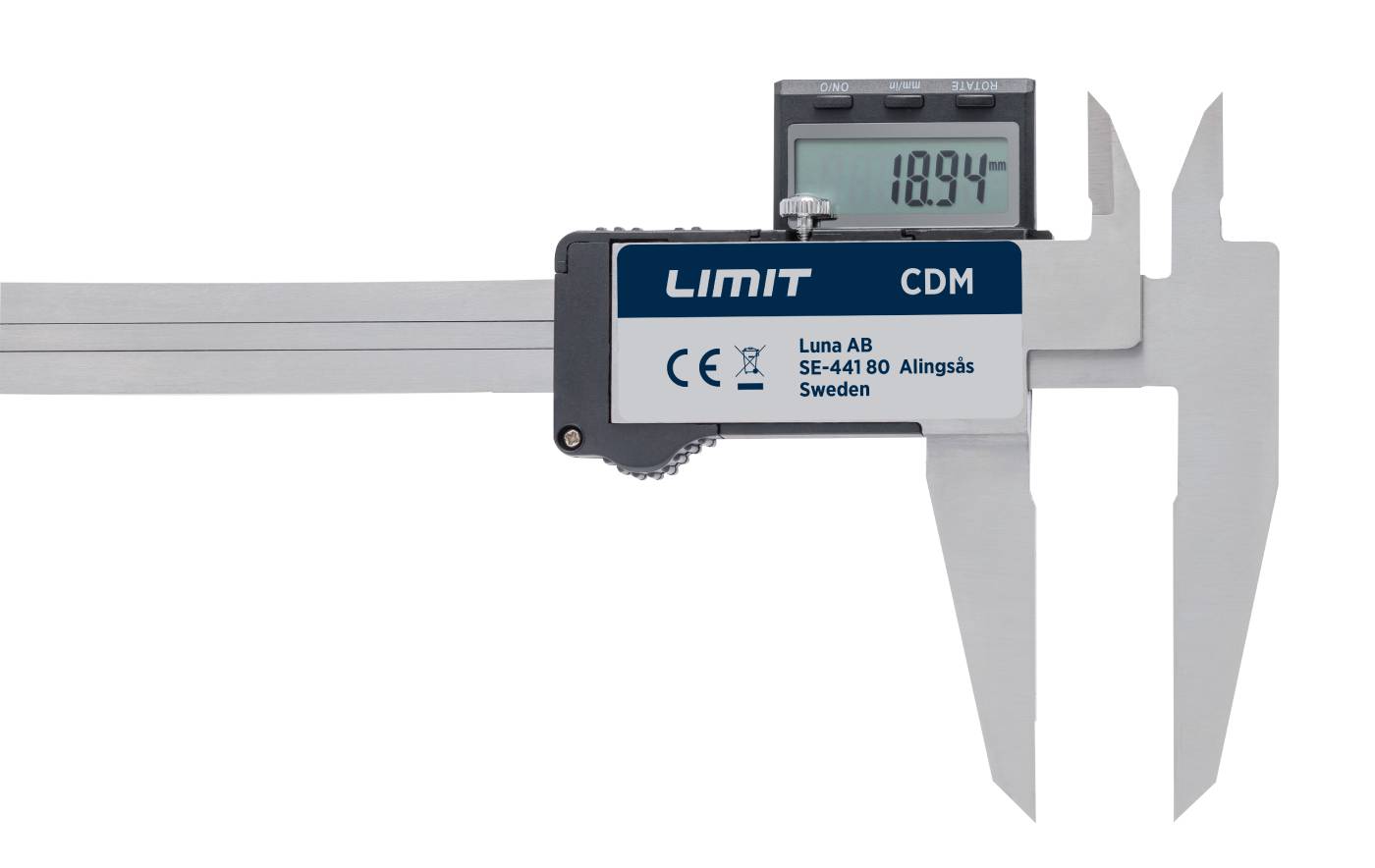 Digitalt skjutmått CDM-Flex LCD 150 / 200 / 300 mm Limit