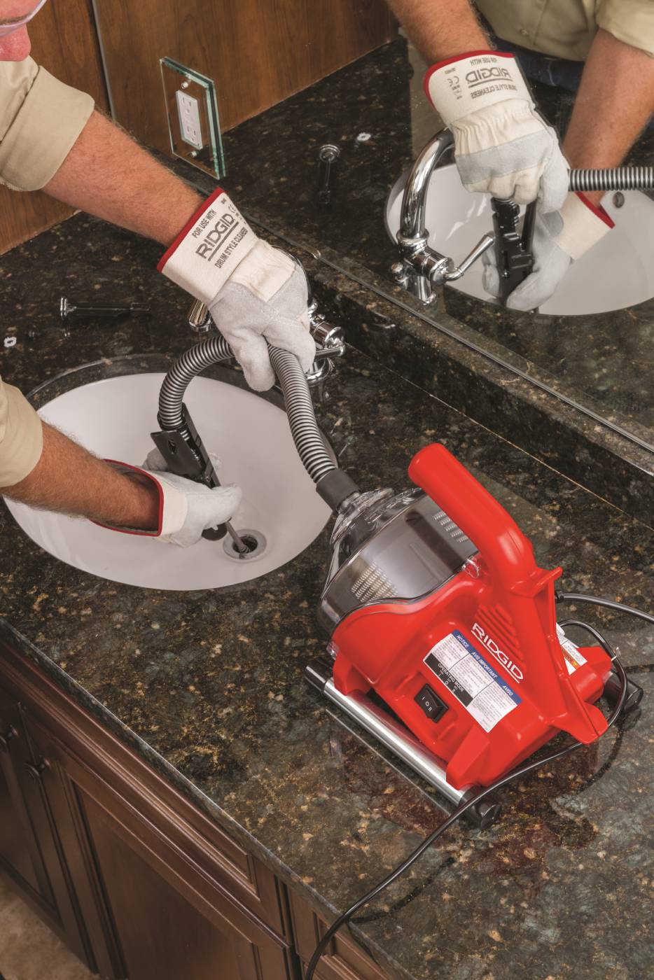 Drain cleaner PowerClear machine Ridgid