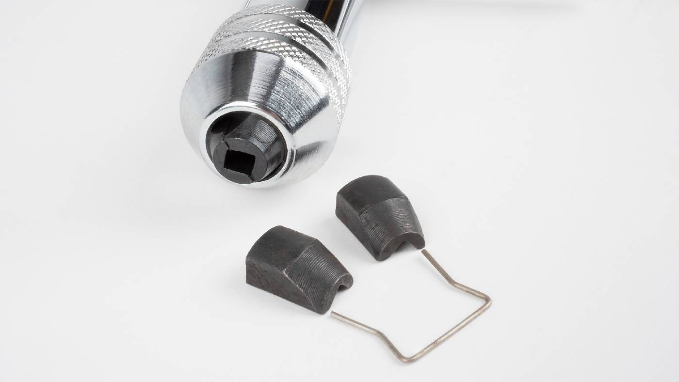 Jaws for thread tap holder GSR