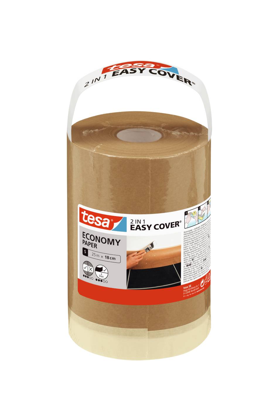 Masking Film Tesa® Easy Cover Paper Refill