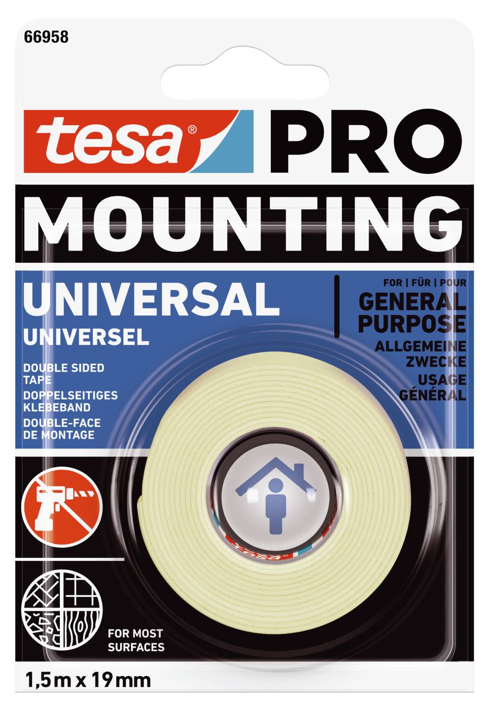 Monteringstape Tesa Pro Universal