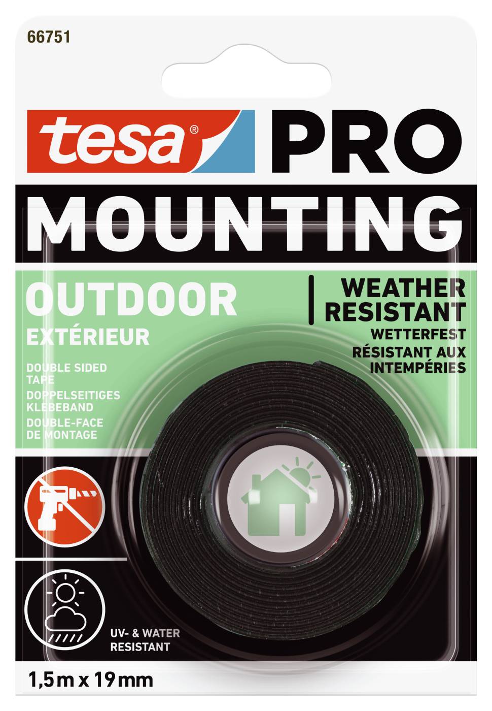 Monteringstape Tesa Pro Outdoor