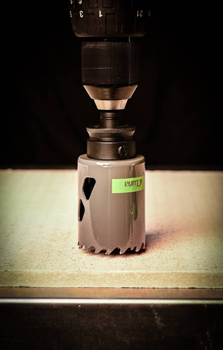 Fine toothed hole saw TCT