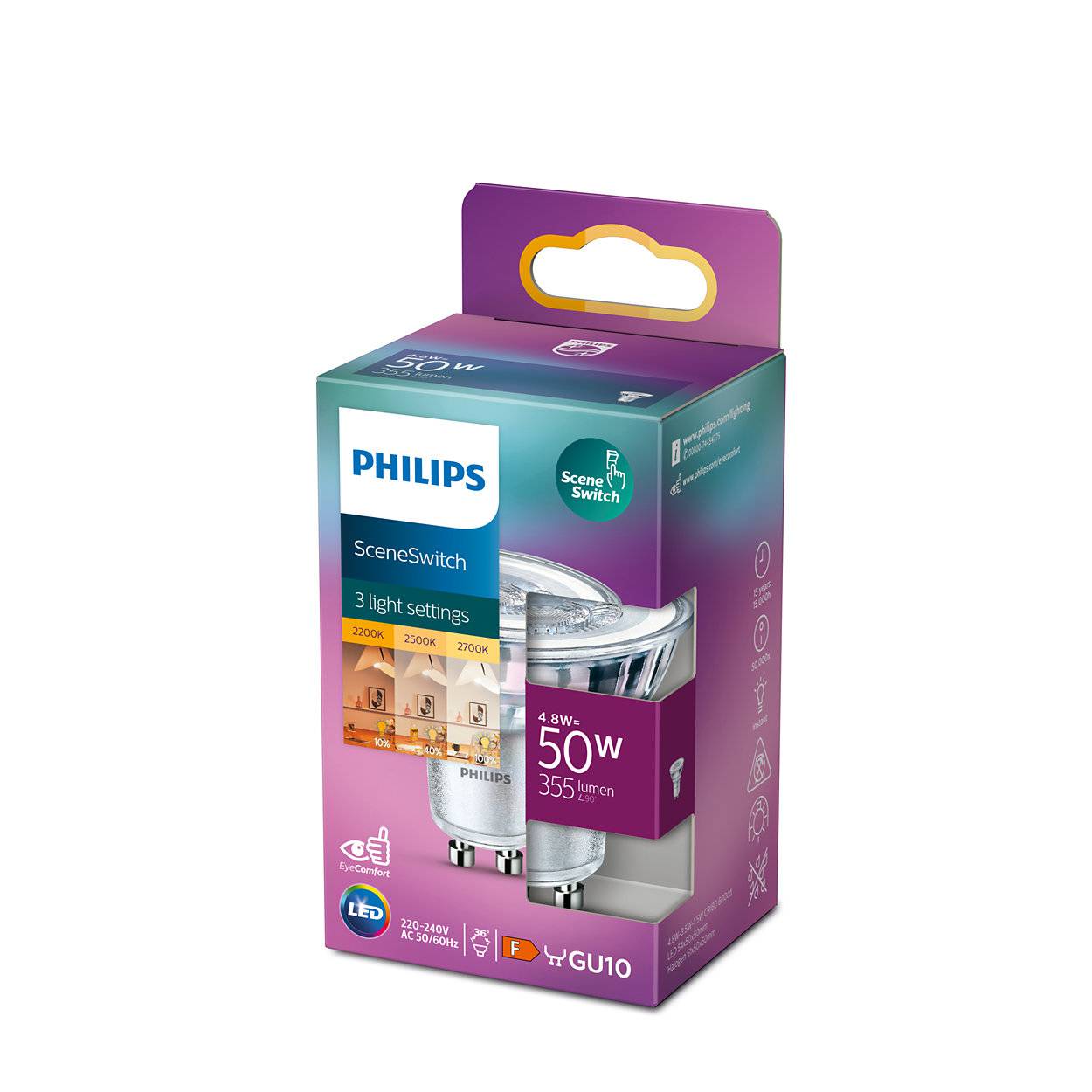 LED-lamppu SceneSwitch GU10 Philips