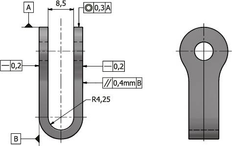 U-attachment with bolt