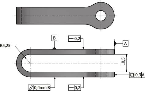 U-attachment with bolt