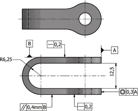 U-attachment with bolt