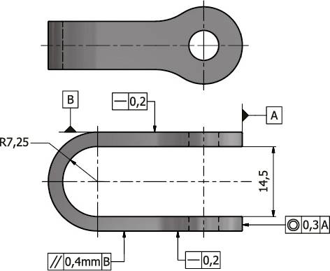 U-attachment with bolt