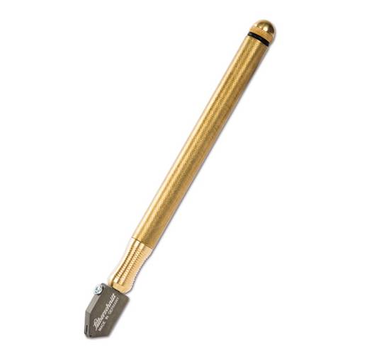 Oil Glass Cutter Silberschnitt 5000 brass handle