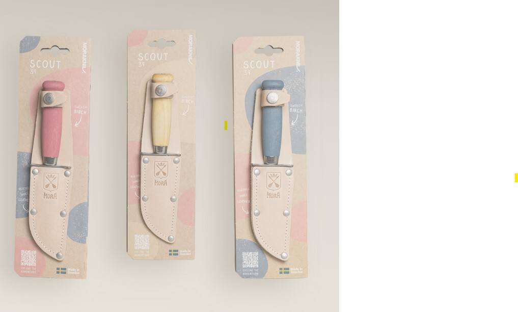 Kniv med slida Scout 39 (S) Mora