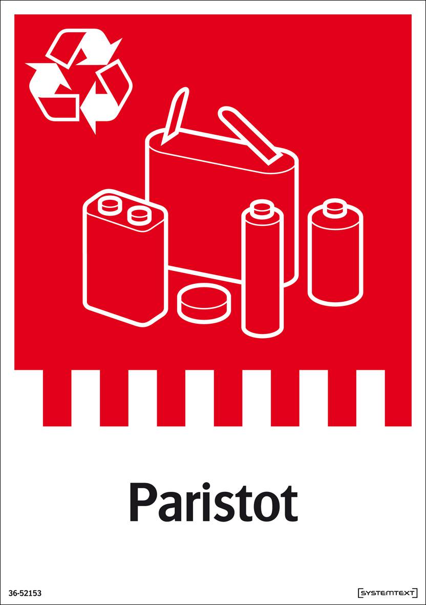 Environmental decal Batteries