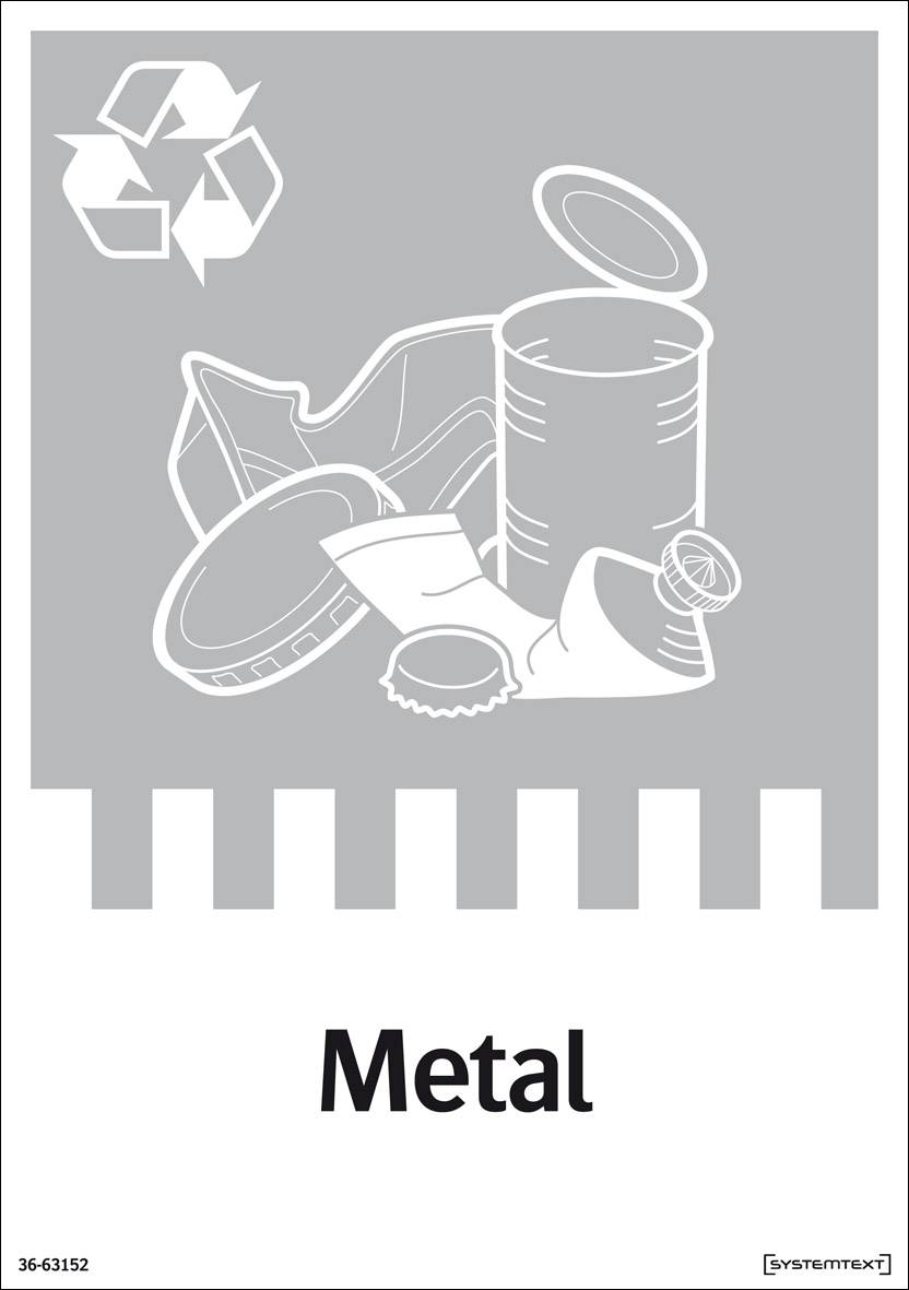 Environmental decal Metal packaging