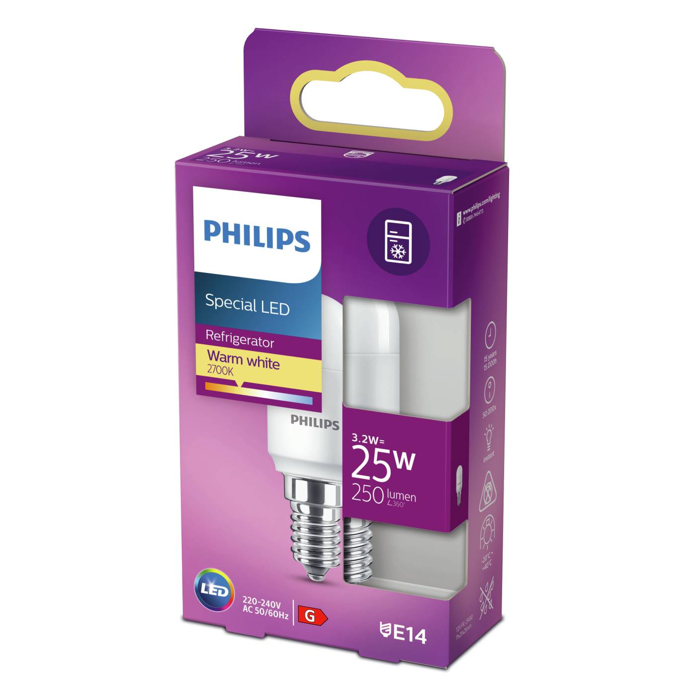 LED-pære E14 Philips