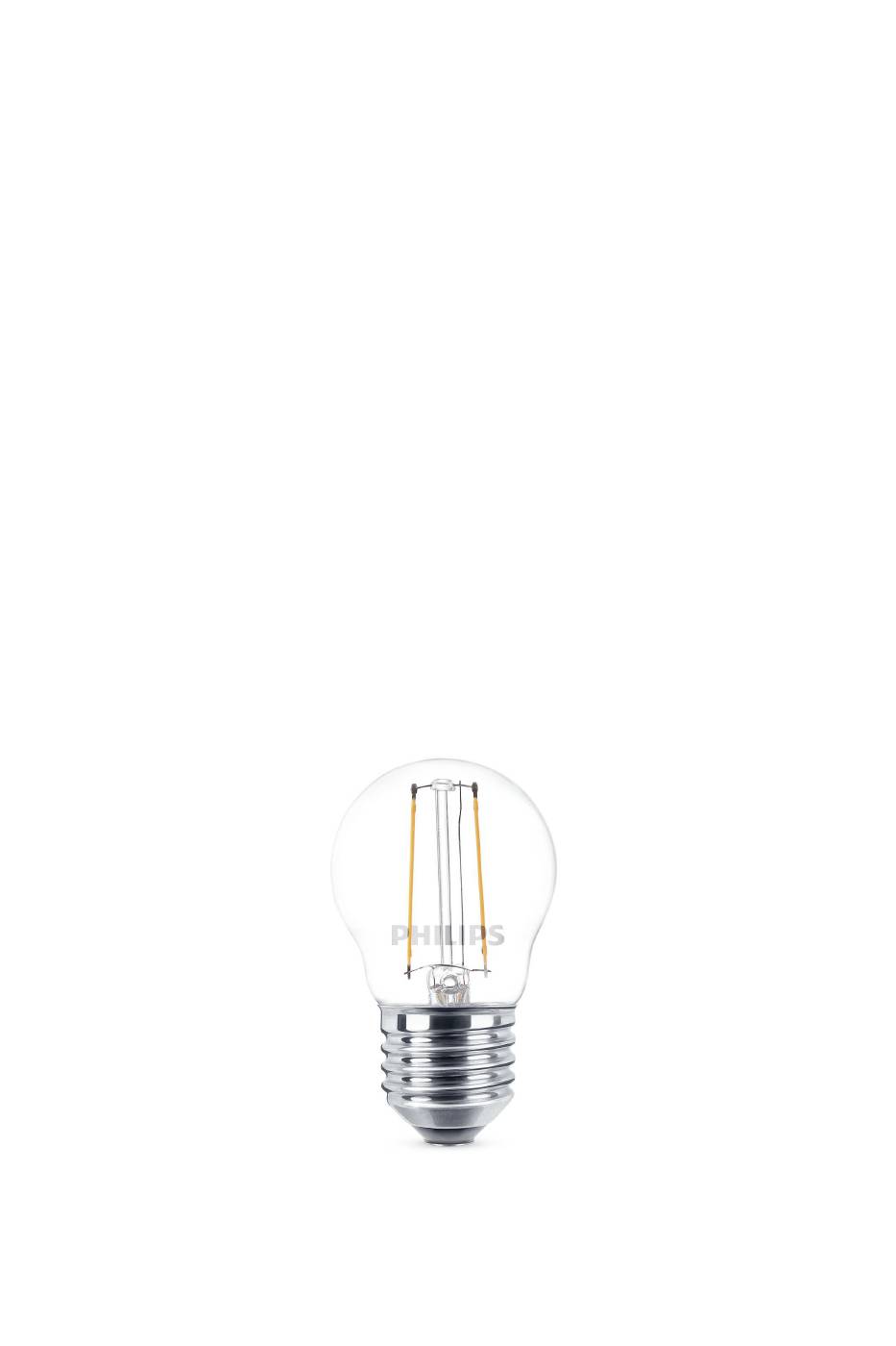 Klassisk LED-lampa E27 (klar) Philips