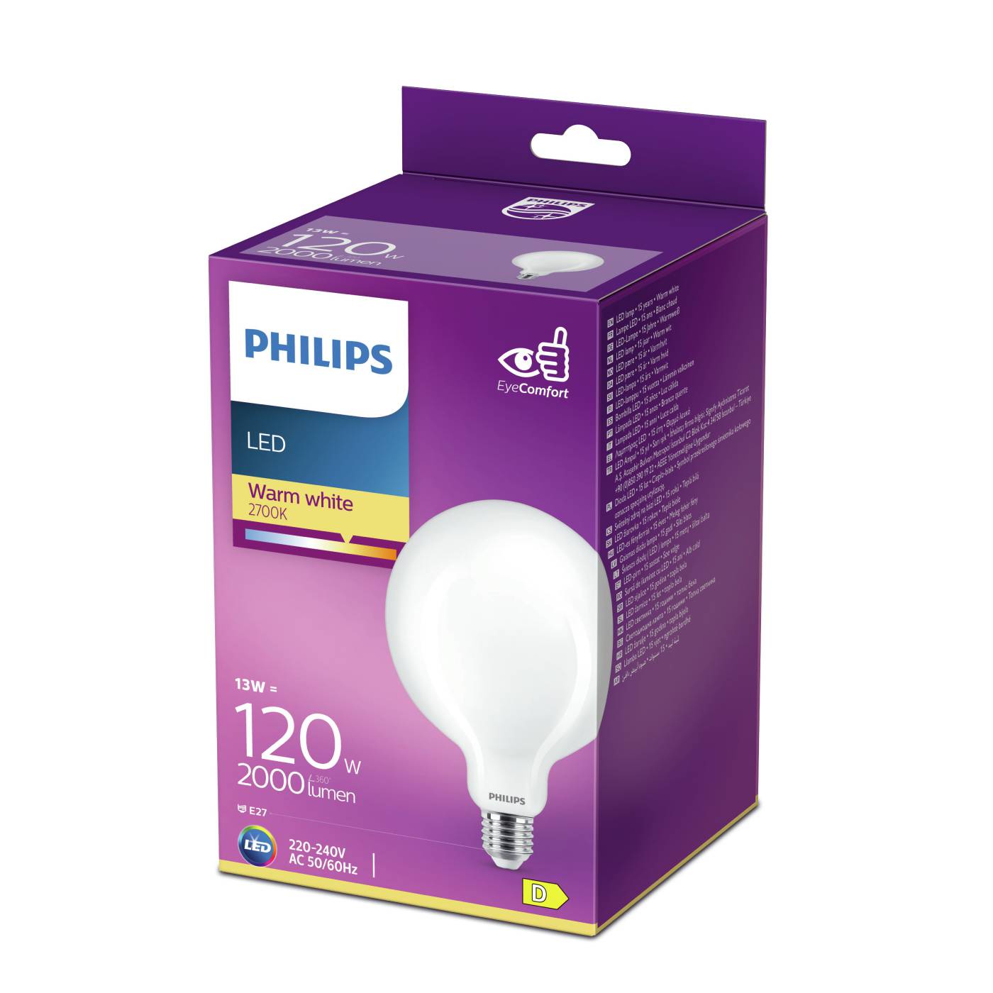LED Classic Globe G120 Philips