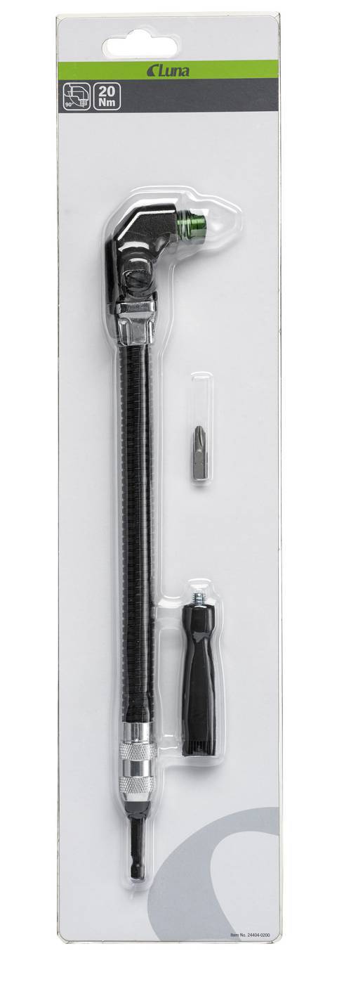 Angle drill attachment flexible 1/4'' Luna
