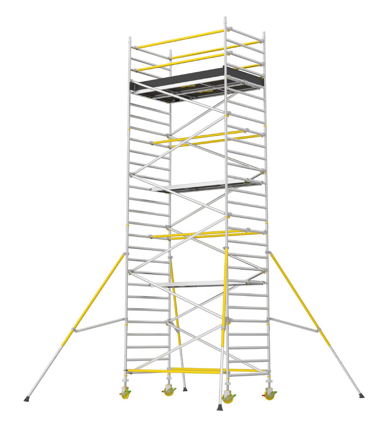 Roller scaffolding wide W.steps RT-1400