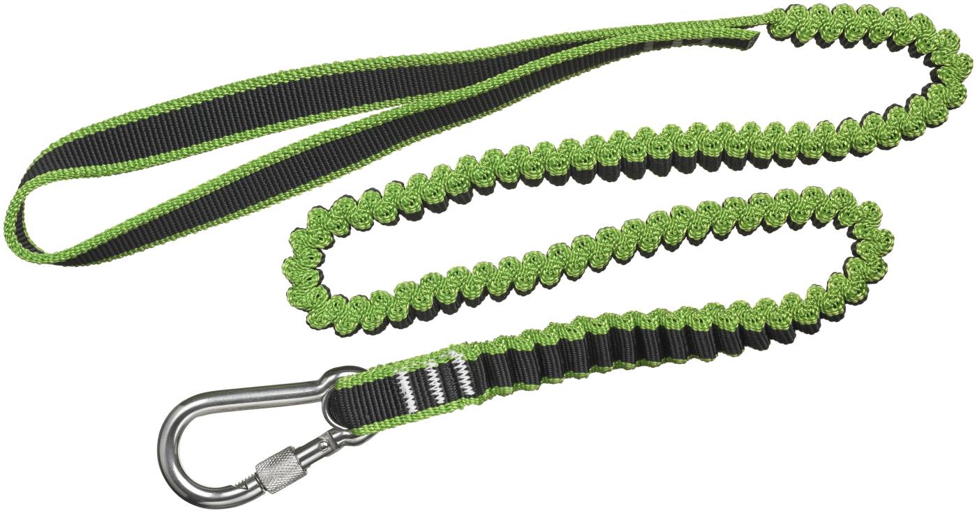 Elastic strap with loop and snap hook