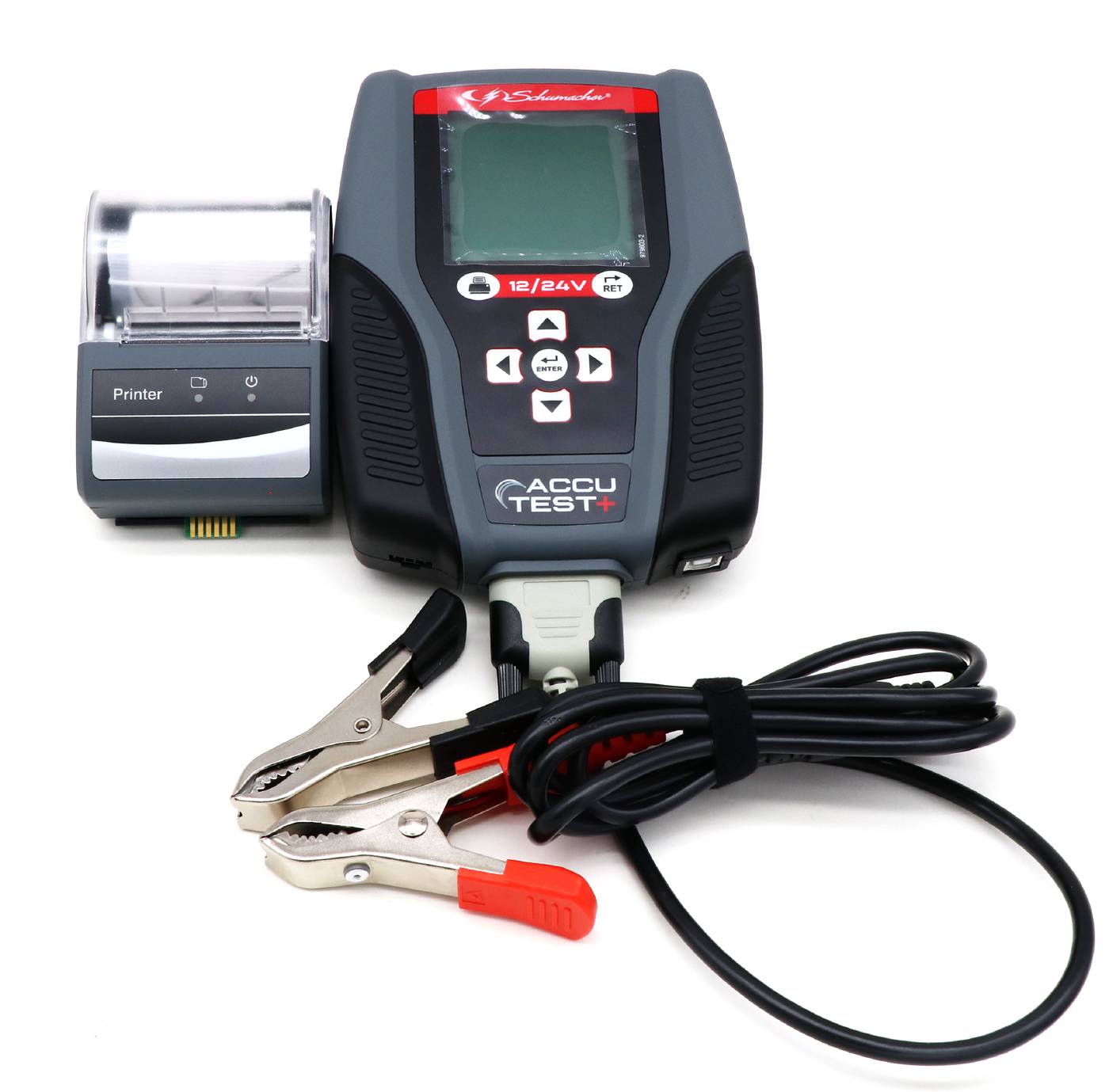 Battery tester with printer