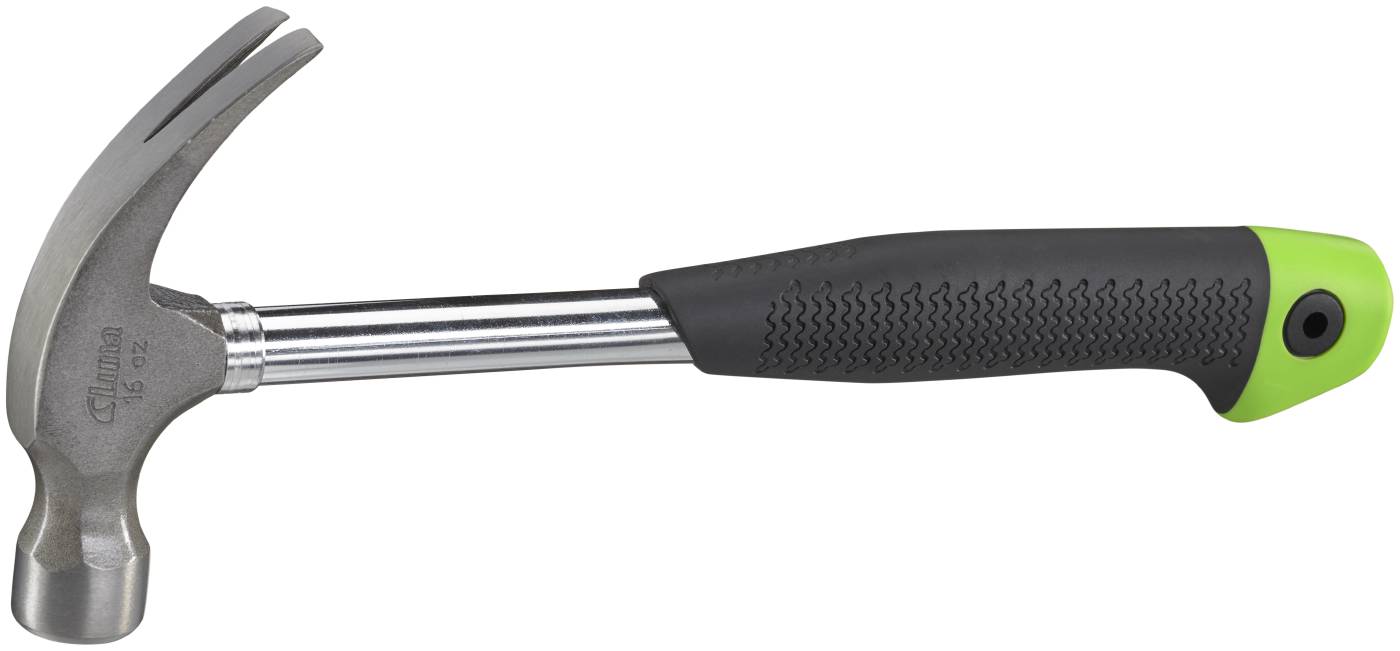 Carpenters hammer with steel tube handle Luna