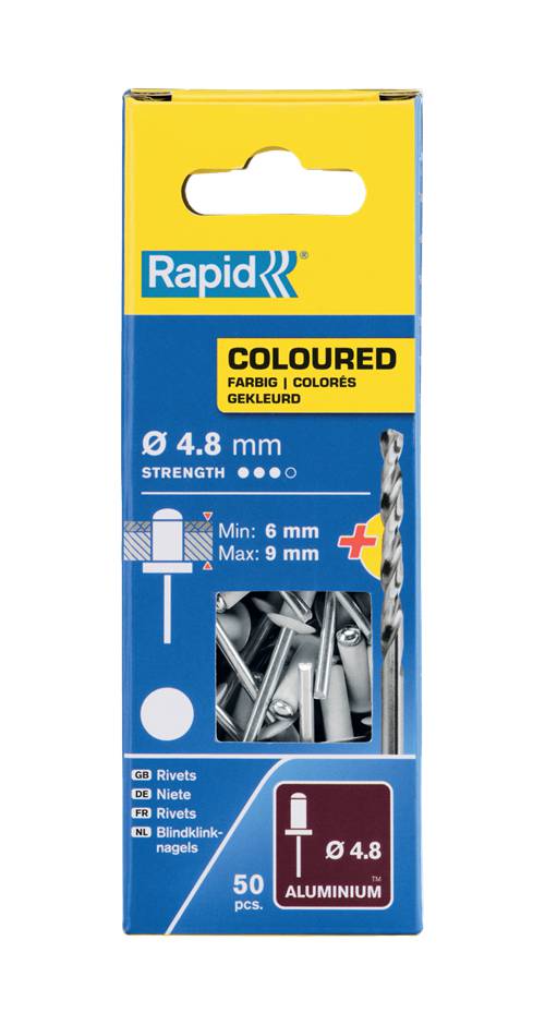 Coloured rivets Rapid