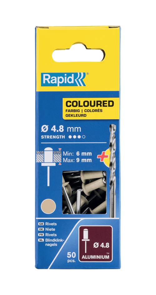 Coloured rivets Rapid