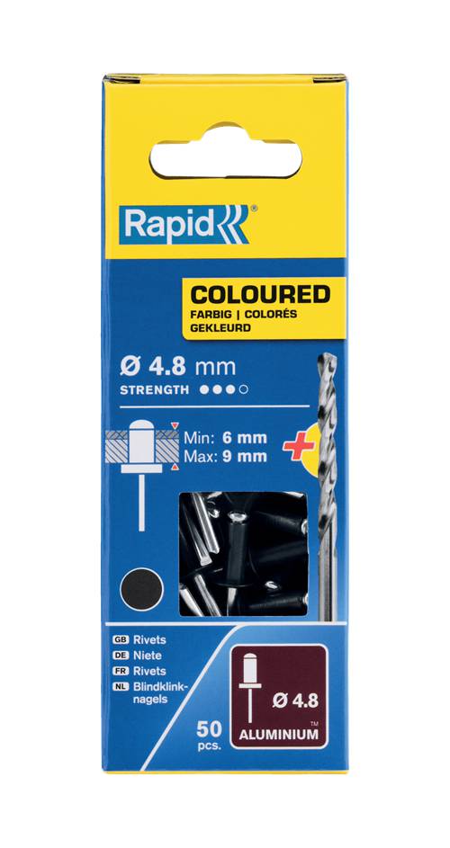 Coloured rivets Rapid