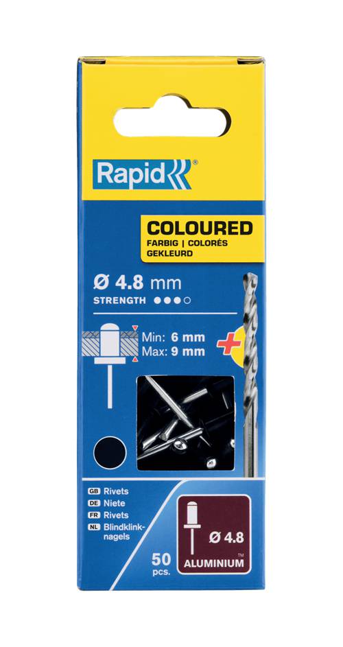 Coloured rivets Rapid