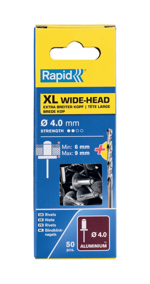 XL aluminium rivets Rapid