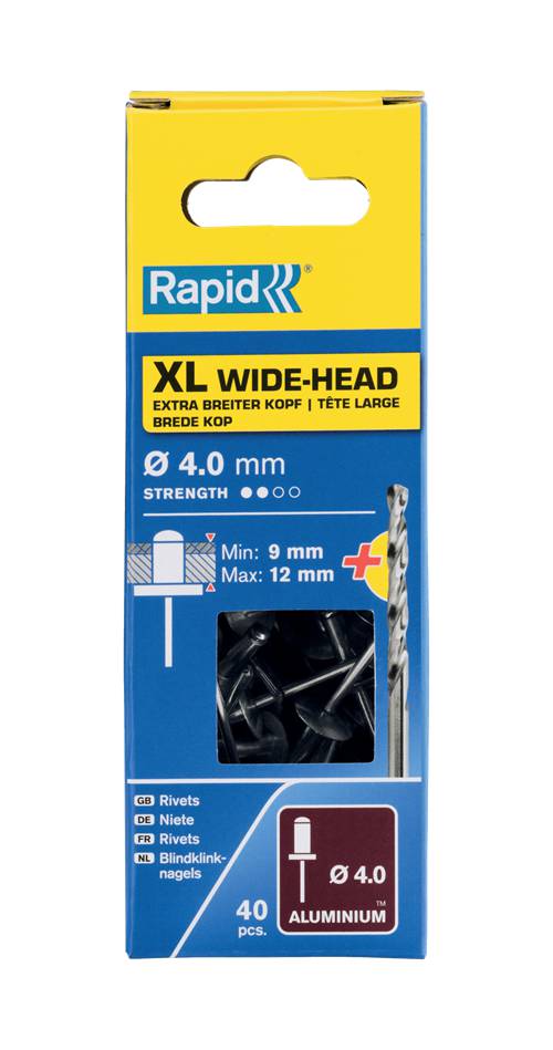 XL aluminium rivets Rapid