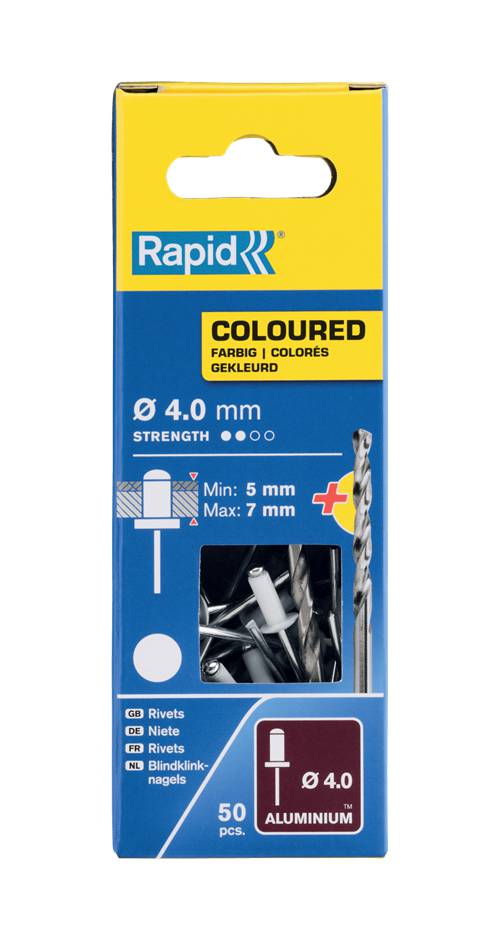 Coloured rivets Rapid