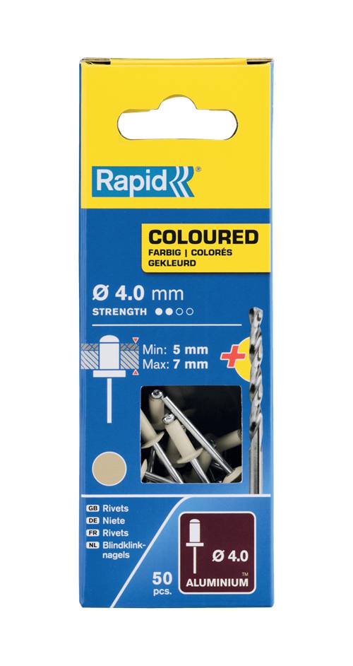 Coloured rivets Rapid
