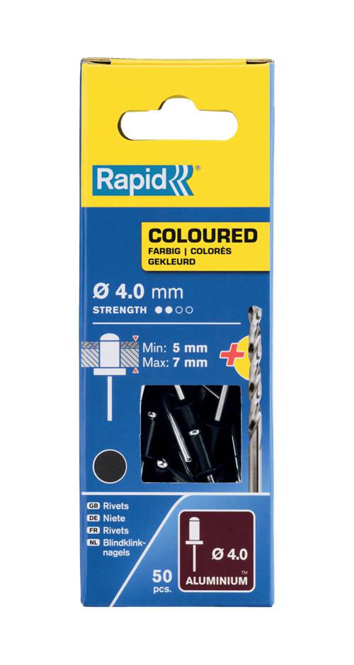 Coloured rivets Rapid