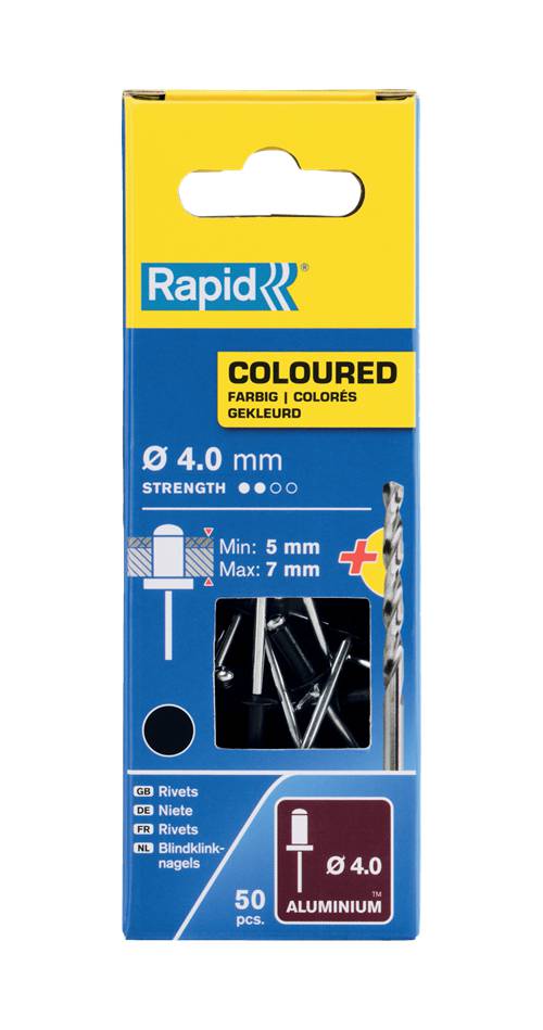Coloured rivets Rapid