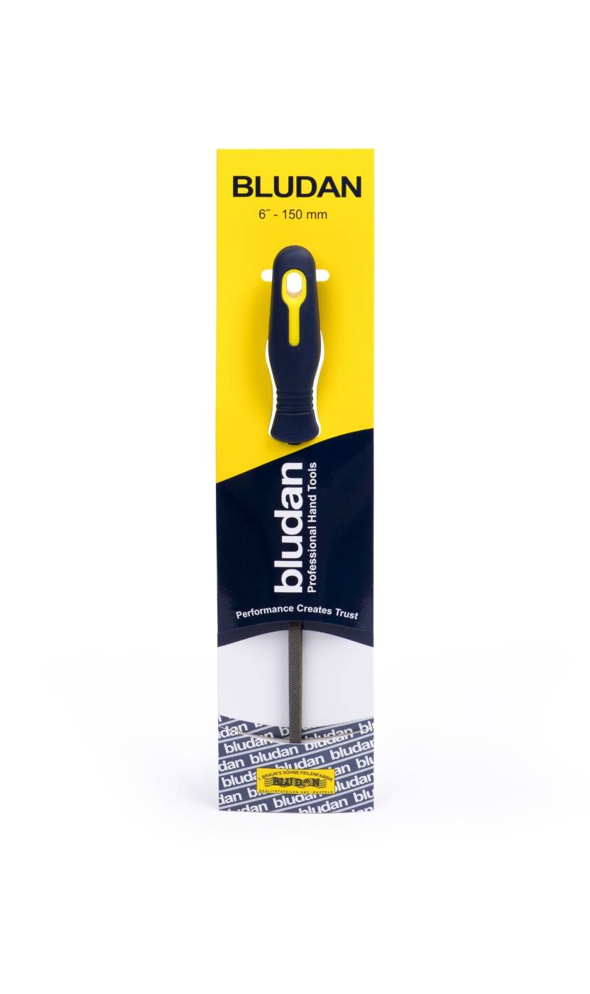 Fyrkantfil Bludan 045 Skaftad