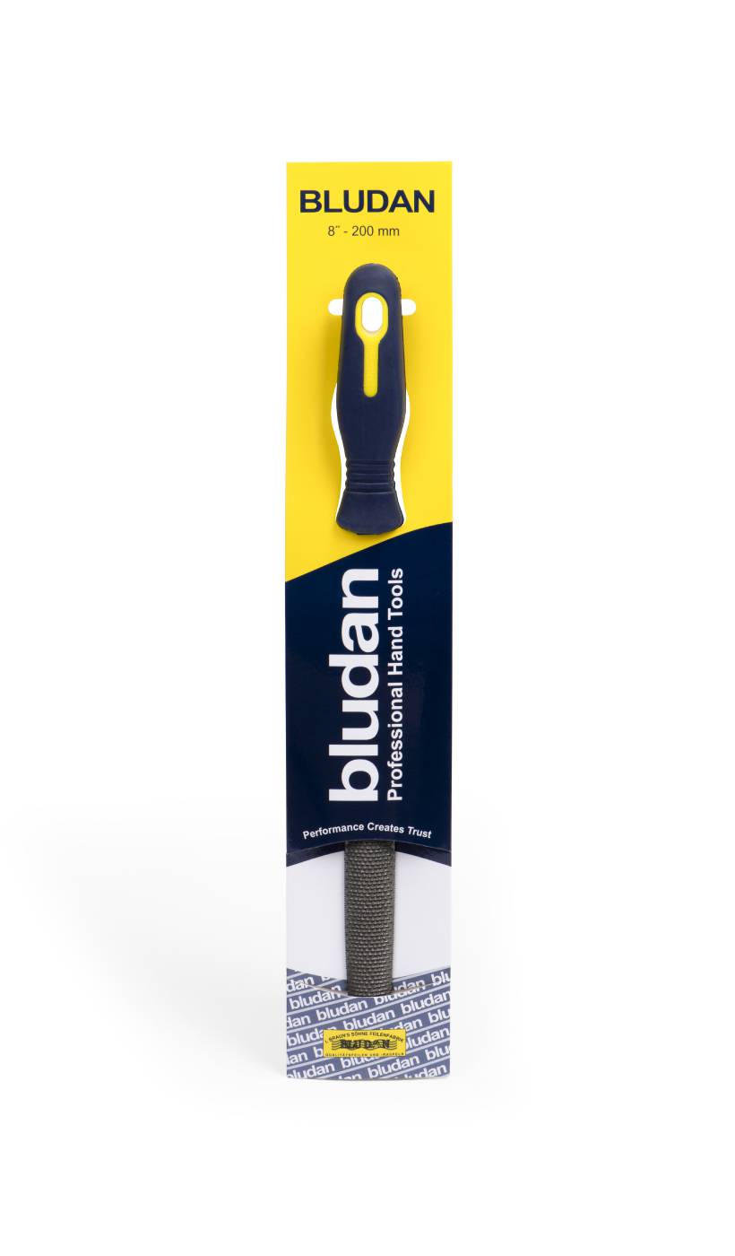 Half round file with handle Bludan 050