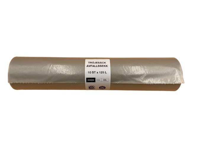 Rubbish sack plastic 100/125/160/240 litres transparent