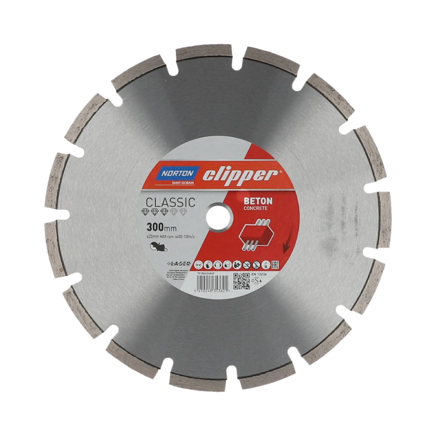 Diamond cut-off blade Norton Clipper Classic Beton