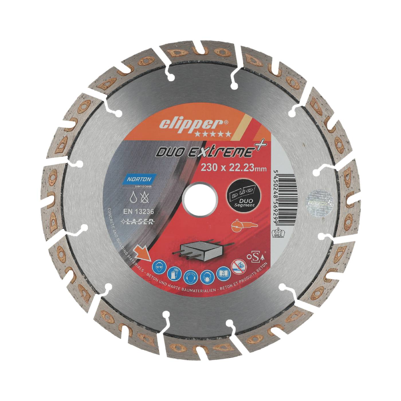 Diamond cut-off blade Norton Clipper Extreme Beton