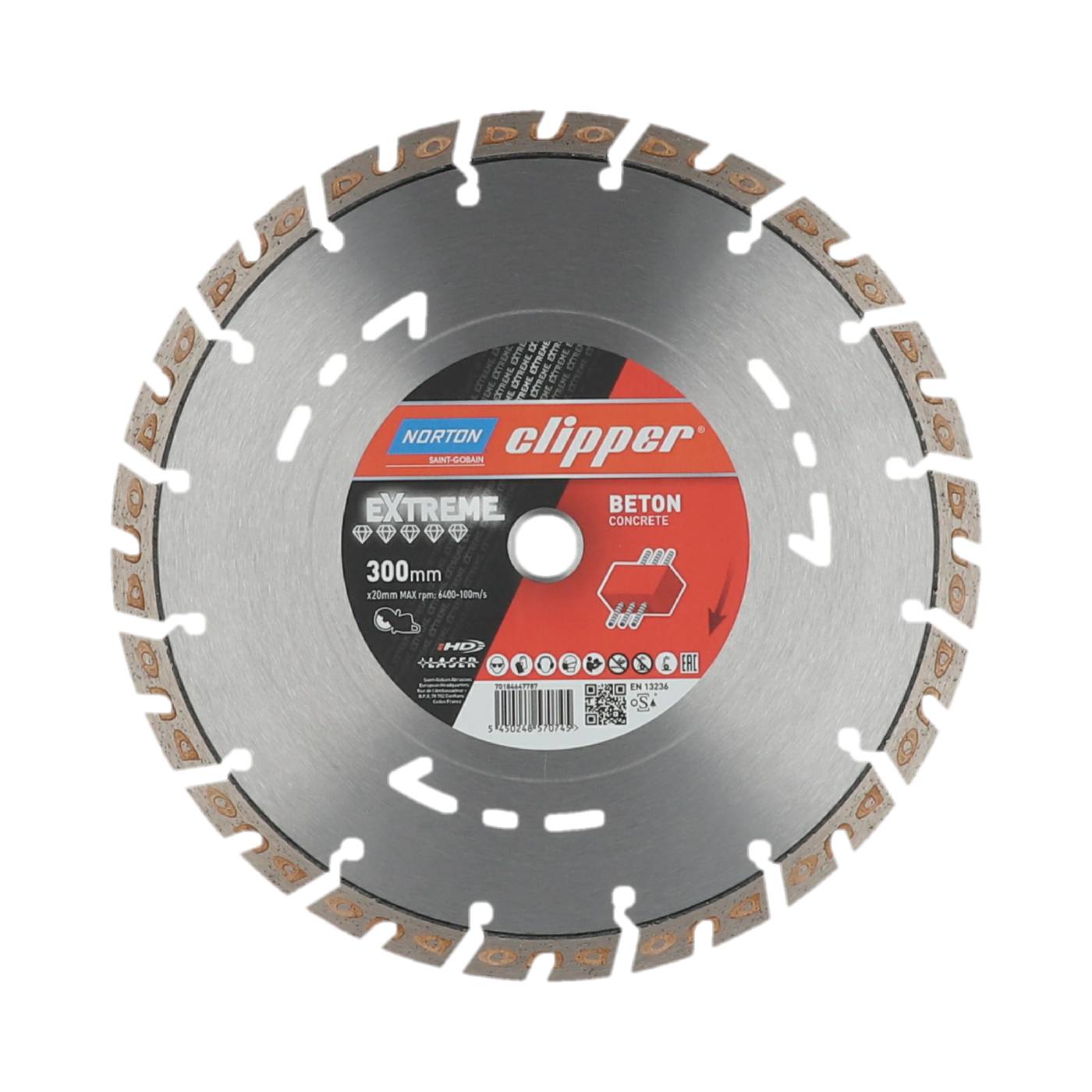 Diamond cut-off blade Norton Clipper Extreme Beton