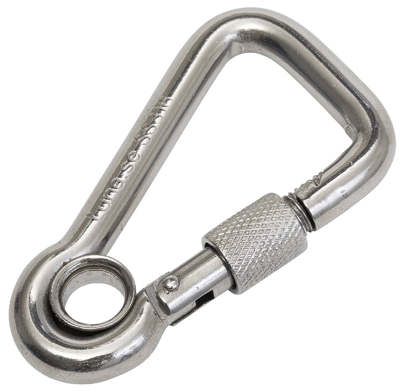 Snap hook with quick-release lock and screw