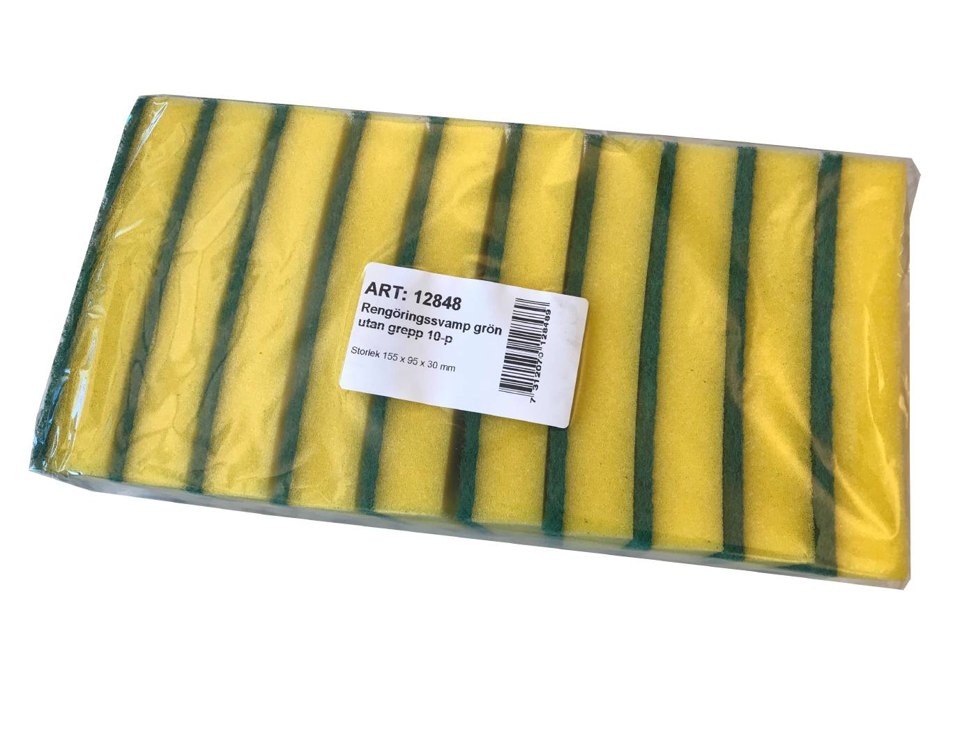 Cleaning sponge green 15x9cm Kron